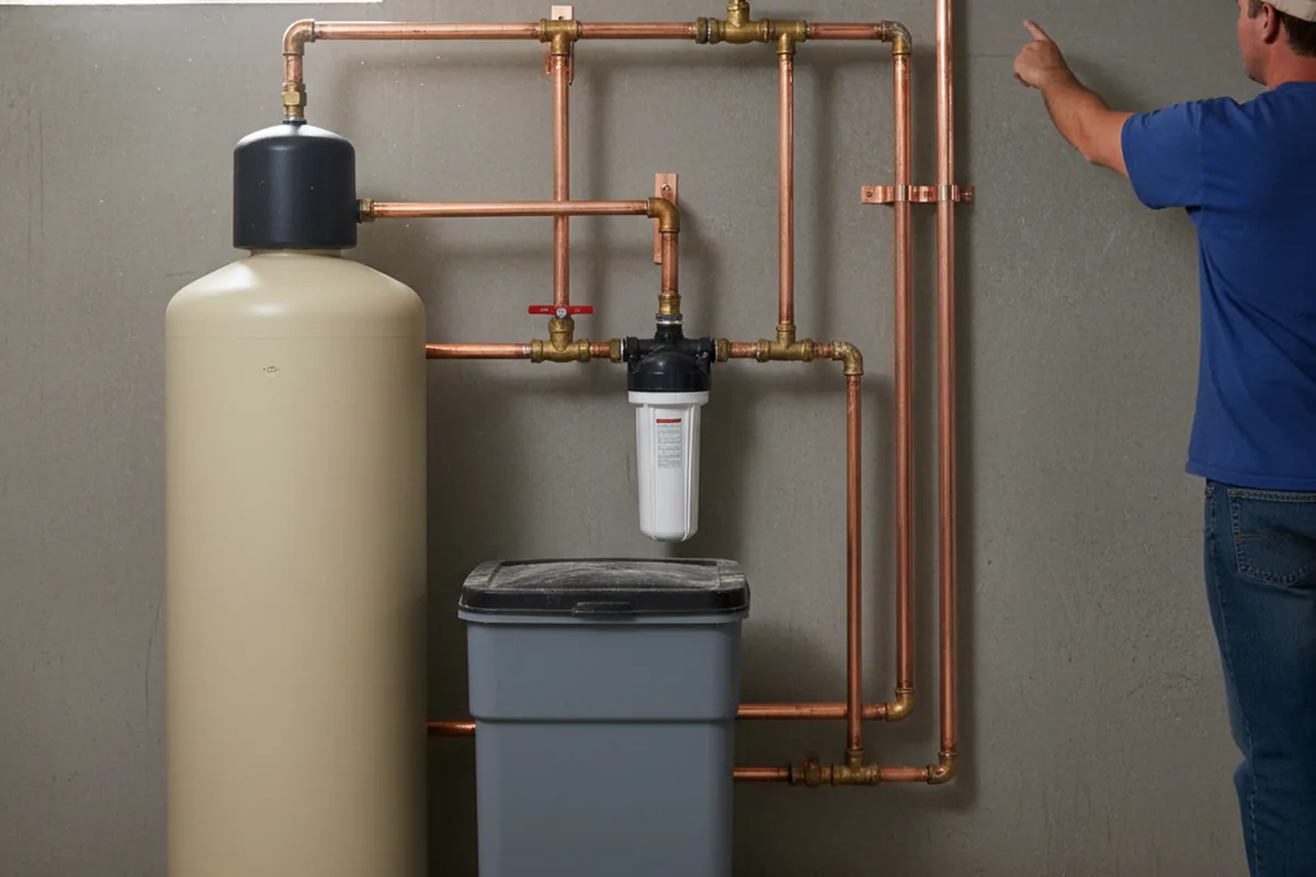 Whole-house water treatment system installed in Mc David
